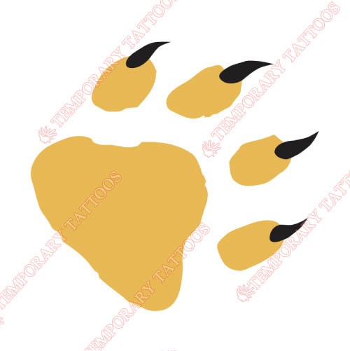 Western Carolina Catamounts Customize Temporary Tattoos Stickers NO.6944